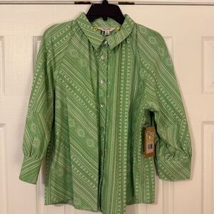 NWT Tru Luxe Jeans Top